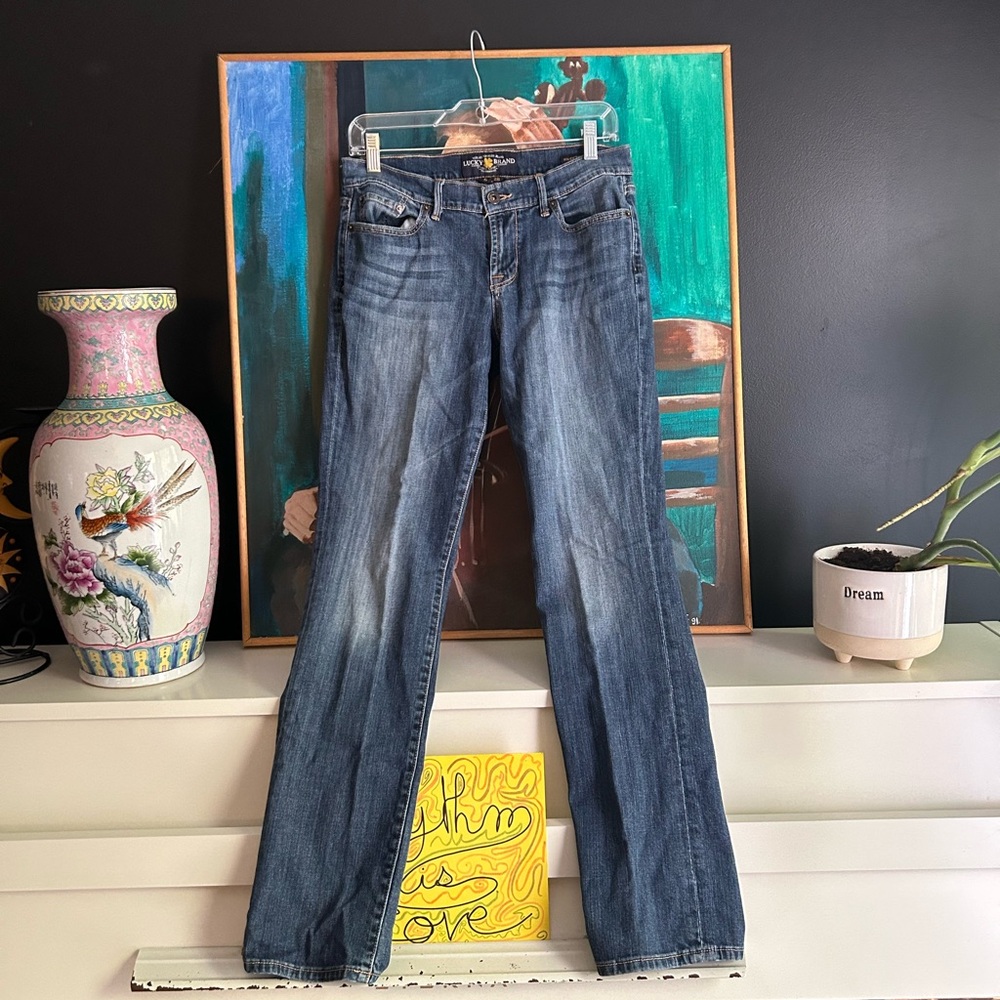 Lucky Brand Women's Blue Sweet N Straight Jeans 6/28"